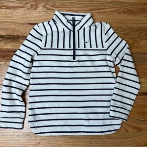 VINEYARD VINES Girls Size XS Navy Blue Quarter Zip Pullover